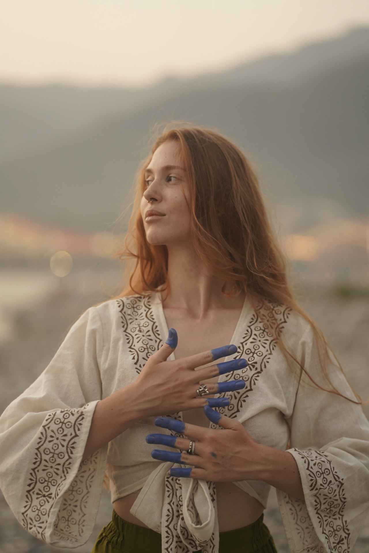 Portrait of Eleonora Rusanovska, yoga teacher at The Sanctum Space, Marbella.